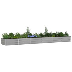 Jardinière Gris clair 580 x 100 x 45 cm Acier galvanisé 512097512097