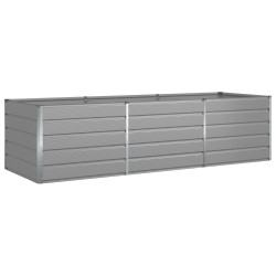 Jardinière Gris clair 290 x 100 x 75 cm Acier galvanisé 512098512098