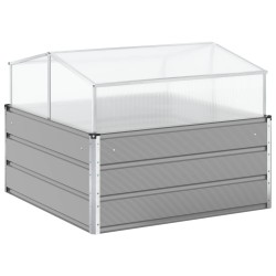 Jardinière Gris clair 100 x 100 x 77 cm Acier galvanisé 512099512099
