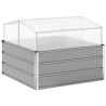 Jardinière Gris clair 100 x 100 x 77 cm Acier galvanisé 512099512099