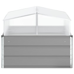 Jardinière Gris clair 100 x 100 x 77 cm Acier galvanisé 512099512099