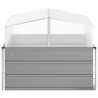 Jardinière Gris clair 100 x 100 x 77 cm Acier galvanisé 512099512099