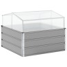 Jardinière Gris clair 100 x 100 x 77 cm Acier galvanisé 512099512099