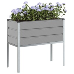 Jardinière Gris clair 100 x 45 x 90 cm Acier galvanisé 512100512100