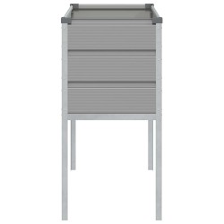 Jardinière Gris clair 100 x 45 x 90 cm Acier galvanisé 512100512100