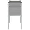 Jardinière Gris clair 100 x 45 x 90 cm Acier galvanisé 512100512100