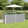 Jardinière Gris clair 195 x 50 x 75 cm Acier galvanisé 512102512102