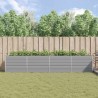 Jardinière Gris clair 385 x 100 x 75 cm Acier galvanisé 512103512103