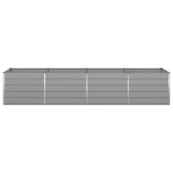 Jardinière Gris clair 385 x 100 x 75 cm Acier galvanisé 512103512103