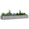Jardinière Gris clair 385 x 100 x 45 cm Acier galvanisé 512104512104