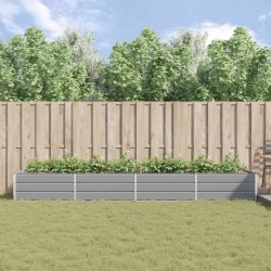 Jardinière Gris clair 385 x 100 x 45 cm Acier galvanisé 512104512104