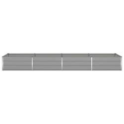 Jardinière Gris clair 385 x 100 x 45 cm Acier galvanisé 512104512104