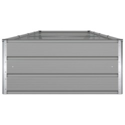 Jardinière Gris clair 385 x 100 x 45 cm Acier galvanisé 512104512104
