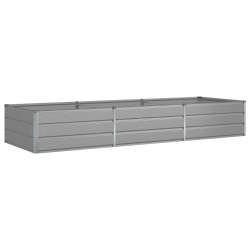 Jardinière Gris clair 290 x 100 x 45 cm Acier galvanisé 512105512105