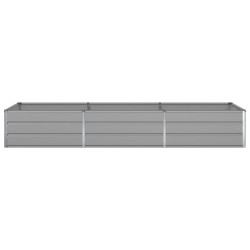 Jardinière Gris clair 290 x 100 x 45 cm Acier galvanisé 512105512105