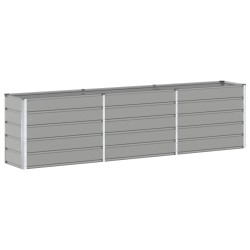 Jardinière Gris clair 290 x 50 x 75 cm Acier galvanisé 512106512106