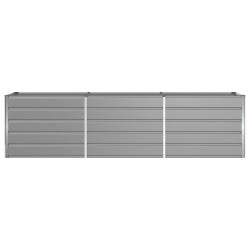 Jardinière Gris clair 290 x 50 x 75 cm Acier galvanisé 512106512106
