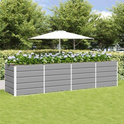 Jardinière Gris clair 240 x 80 x 75 cm Acier 512108512108