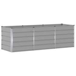 Jardinière Gris clair 240 x 80 x 75 cm Acier 512108512108