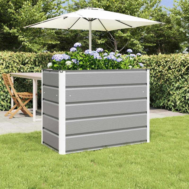 Jardinière Gris clair 100 x 50 x 77 cm Acier galvanisé 512109512109