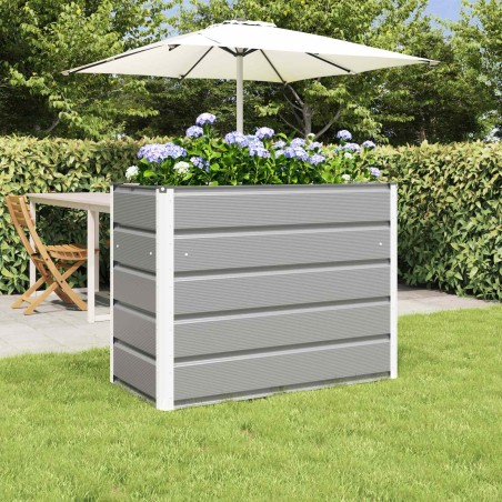 Jardinière Gris clair 100 x 50 x 77 cm Acier galvanisé 512109512109