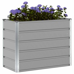 Jardinière Gris clair 100 x 50 x 77 cm Acier galvanisé 512109512109