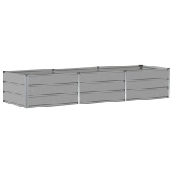 Jardinière Gris clair 240 x 80 x 45 cm Acier 512110512110
