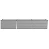Jardinière Gris clair 240 x 80 x 45 cm Acier 512110512110