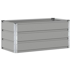 Jardinière Gris clair 100 x 50 x 45 cm Acier galvanisé 512111512111