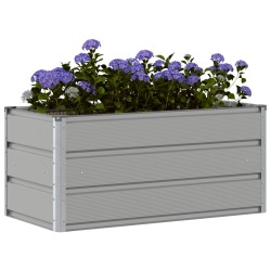 Jardinière Gris clair 100 x 50 x 45 cm Acier galvanisé 512111512111