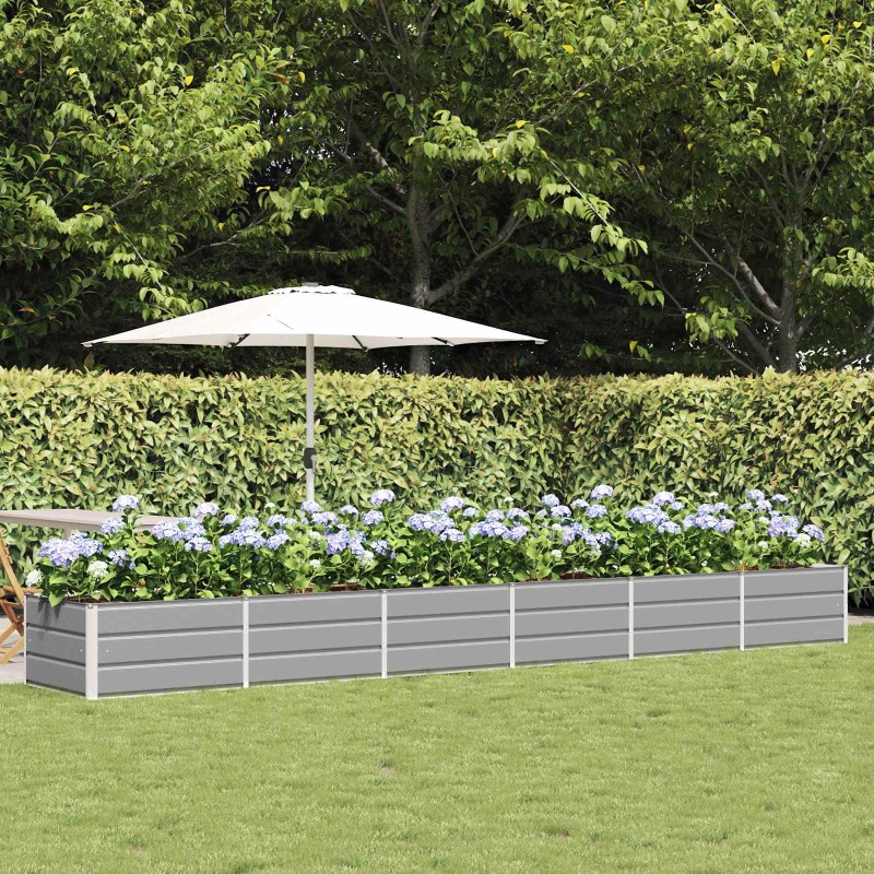 Jardinière Gris clair 480 x 80 x 45 cm Acier 512113512113