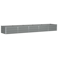 Jardinière Gris clair 400 x 80 x 45 cm Acier 512114512114