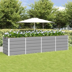 Jardinière Gris clair 320 x 80 x 75 cm Acier 512115512115