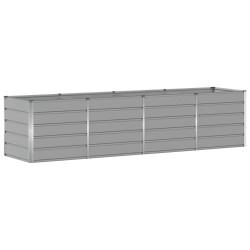 Jardinière Gris clair 320 x 80 x 75 cm Acier 512115512115