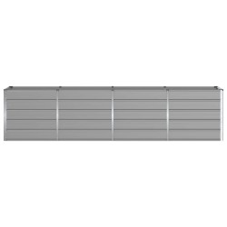 Jardinière Gris clair 320 x 80 x 75 cm Acier 512115512115