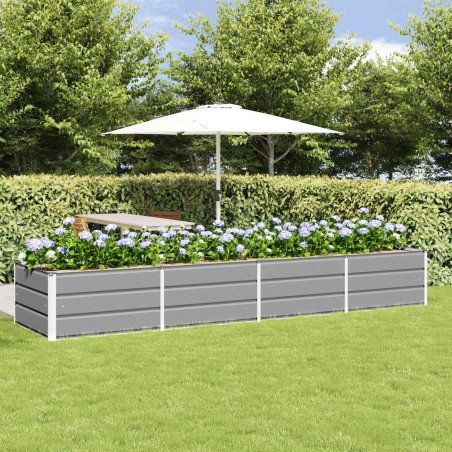 Jardinière Gris clair 320 x 80 x 45 cm Acier 512116512116
