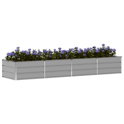 Jardinière Gris clair 320 x 80 x 45 cm Acier 512116512116