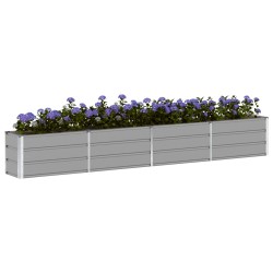 Jardinière Gris clair 320 x 40 x 45 cm Acier 512117512117