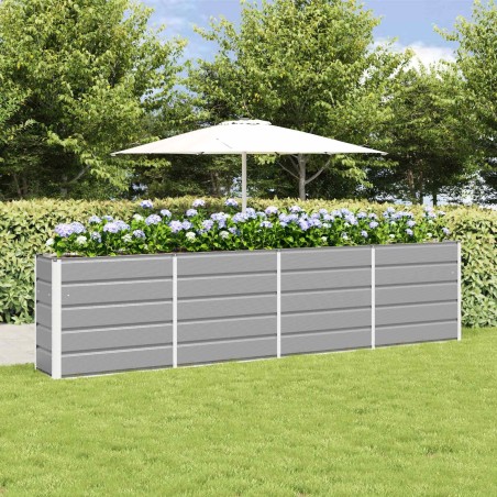 Jardinière Gris clair 320 x 40 x 75 cm Acier 512118512118