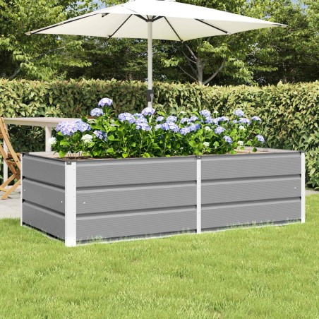 Jardinière Gris clair 160 x 80 x 45 cm Acier 512119512119