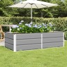 Jardinière Gris clair 160 x 80 x 45 cm Acier 512119512119