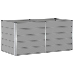 Jardinière Gris clair 160 x 80 x 75 cm Acier 512120512120