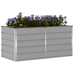 Jardinière Gris clair 160 x 80 x 75 cm Acier 512120512120