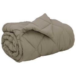 Duvet d'hiver Gris clair 140 x 200 cm Microfibre 512122512122