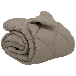 Duvet d'hiver Gris clair 220 x 240 cm Microfibre 512152512152