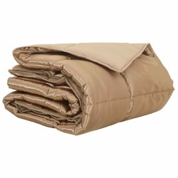 Duvet d'été simple Doré 200 x 220 cm Satin et Microfibre 512156512156