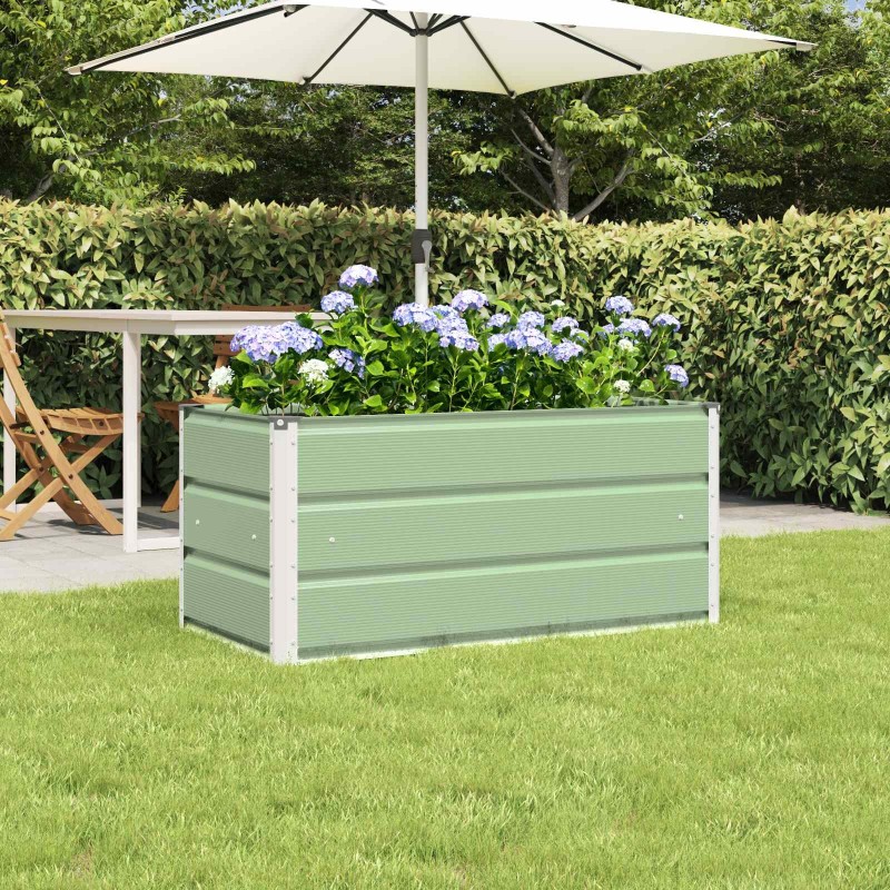 Jardinière Vert pastel 100 x 50 x 45 cm Acier galvanisé 512176512176