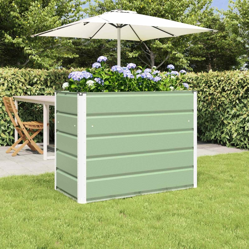Jardinière Vert pastel 100 x 50 x 77 cm Acier galvanisé 512180512180