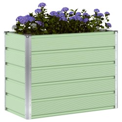 Jardinière Vert pastel 100 x 50 x 77 cm Acier galvanisé 512180512180