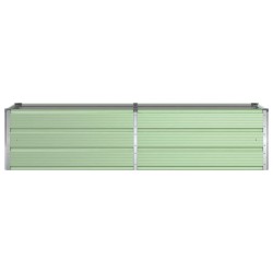 Jardinière Vert pastel 195 x 50 x 45 cm Acier galvanisé 512182512182